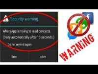 Security warning как отключить на андроиде