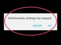 Unfortunately settings has stopped что делать