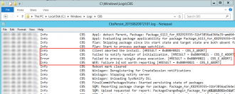 Windows logs cbs как очистить