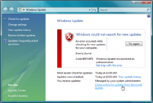 80072efd ошибка обновления Windows 7