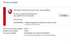 Ошибка Windowsupdate 80072ee2