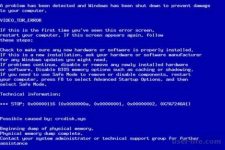 Аварийный дамп памяти Windows 7 как исправить